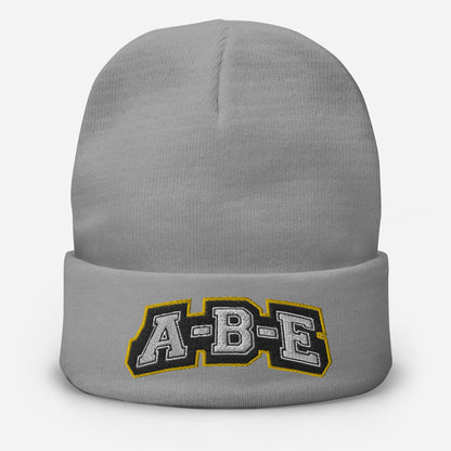 A-B-E - Embroidered Beanie