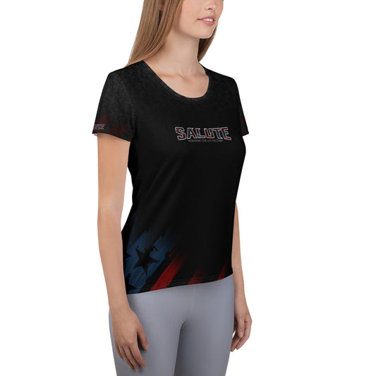 SALUTE - Women's Athletic T-shirt