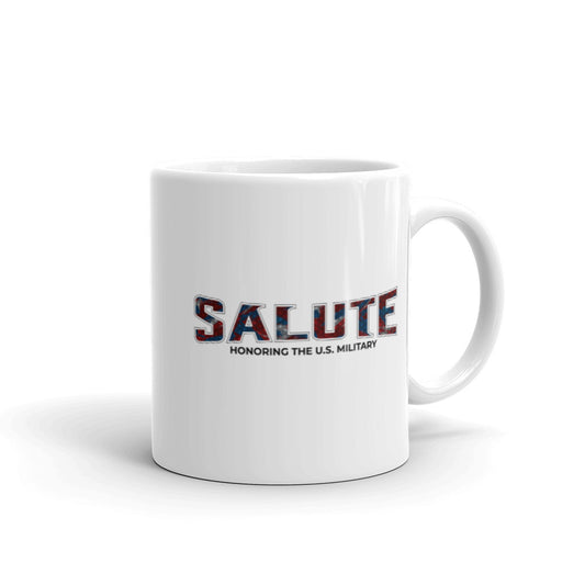 SALUTE - White glossy mug
