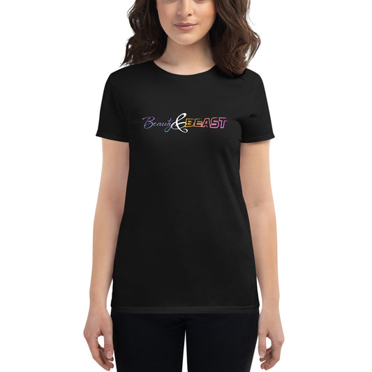 Beauty & Beast - Women's short sleeve t-shirt